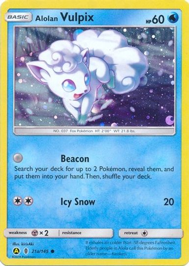 Alolan Vulpix a (21a) [Alternate Art Promo]