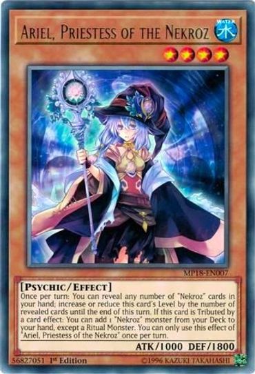 Ariel, Priestess of the Nekroz (MP18-EN007) [2018 Mega-Tins Mega Pack]