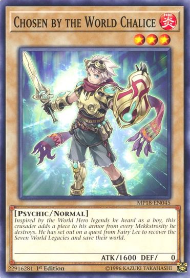 Chosen by the World Chalice (MP18-EN045) [2018 Mega-Tins Mega Pack]