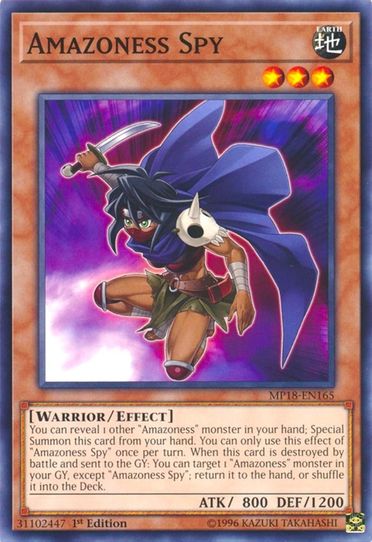 Amazoness Spy (MP18-EN165) [2018 Mega-Tins Mega Pack]