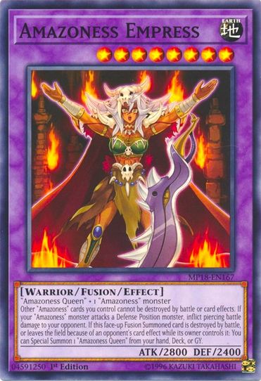 Amazoness Empress (MP18-EN167) [2018 Mega-Tins Mega Pack]
