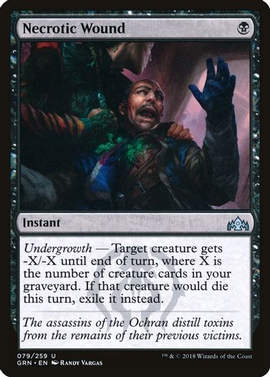 Necrotic Wound (79) [Guilds of Ravnica]
