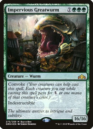Impervious Greatwurm (273) [Buy-A-Box Promos]