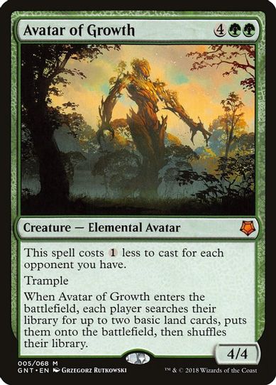 Avatar of Growth (5) [Magic Game Night]