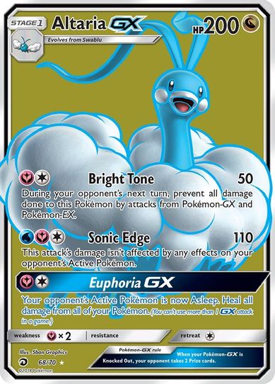 Altaria GX (Full Art) (68/70) [Sun & Moon: Dragon Majesty]