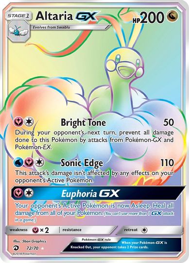 Altaria GX (Secret) (72/70) [Sun & Moon: Dragon Majesty]