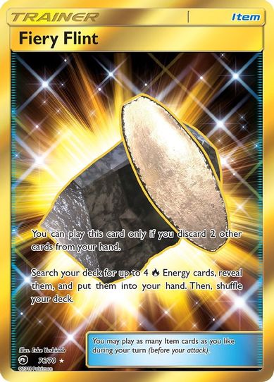 Fiery Flint (Secret) (76/70) [Sun & Moon: Dragon Majesty]