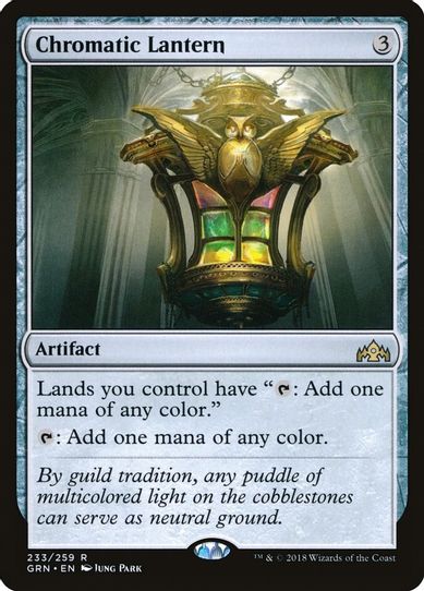 Chromatic Lantern (233) [Guilds of Ravnica]