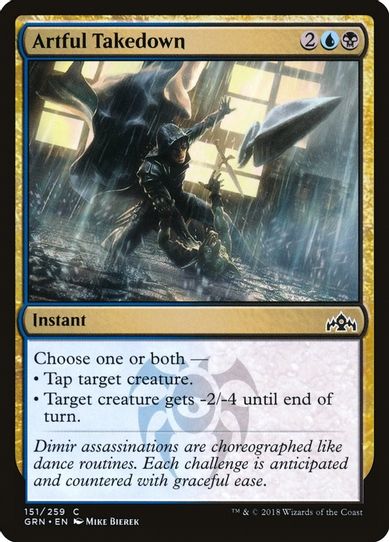 Artful Takedown (151) [Guilds of Ravnica]