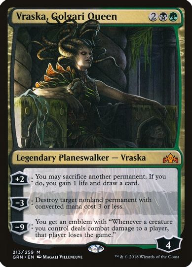 Vraska, Golgari Queen (213) [Guilds of Ravnica]