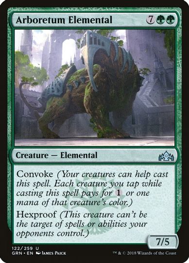 Arboretum Elemental (122) [Guilds of Ravnica]