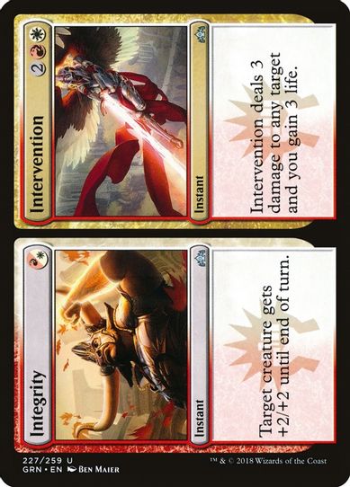 Integrity // Intervention (227) [Guilds of Ravnica]