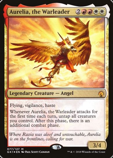 Aurelia, the Warleader (77) [Guilds of Ravnica: Guild Kits]