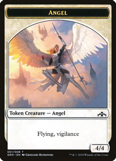 Angel Token (1) [Guilds of Ravnica]