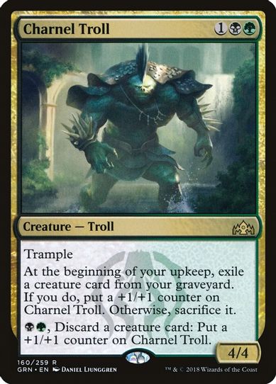 Charnel Troll (160) [Guilds of Ravnica]