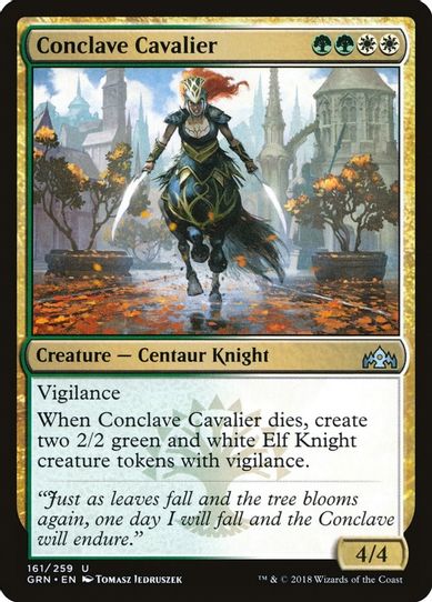 Conclave Cavalier (161) [Guilds of Ravnica]