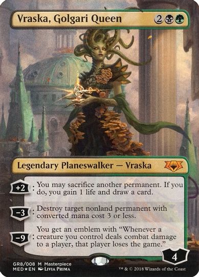 Vraska, Golgari Queen (8) [Mythic Edition: Guilds of Ravnica]