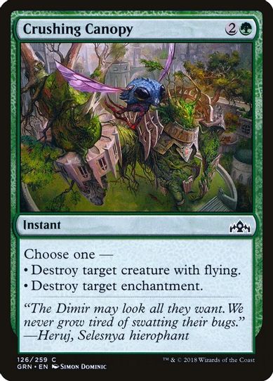 Crushing Canopy (126) [Guilds of Ravnica]