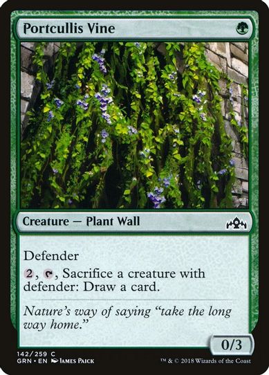 Portcullis Vine (142) [Guilds of Ravnica]