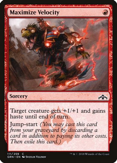 Maximize Velocity (111) [Guilds of Ravnica]