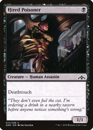 Hired Poisoner (72) [Guilds of Ravnica]