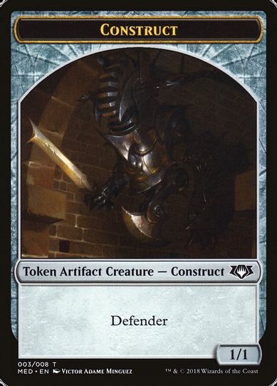 Construct Token (3) [Mythic Edition: Guilds of Ravnica]
