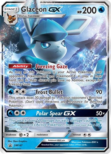 Glaceon GX - SM (SM147) [SM Promos]