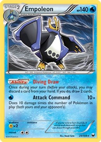 Empoleon 29/108 (Battle Arena Deck Exclusive) [Deck Exclusives]