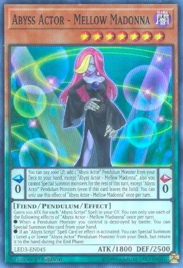 Abyss Actor - Mellow Madonna (LED3-EN045) [Legendary Duelists: White Dragon Abyss]