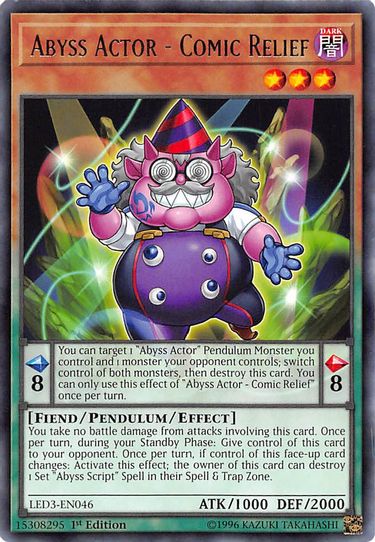 Abyss Actor - Comic Relief (LED3-EN046) [Legendary Duelists: White Dragon Abyss]