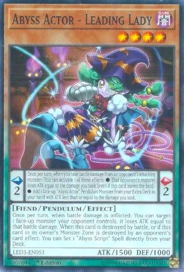 Abyss Actor - Leading Lady (LED3-EN051) [Legendary Duelists: White Dragon Abyss]