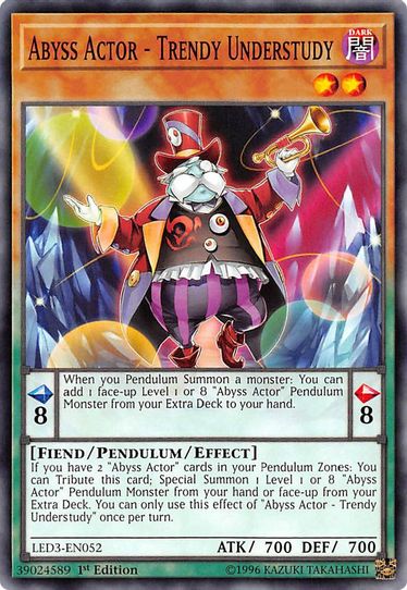 Abyss Actor - Trendy Understudy (LED3-EN052) [Legendary Duelists: White Dragon Abyss]
