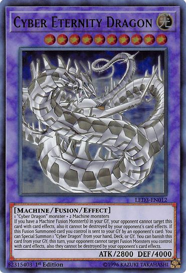 Cyber Eternity Dragon (LED3-EN012) [Legendary Duelists: White Dragon Abyss]