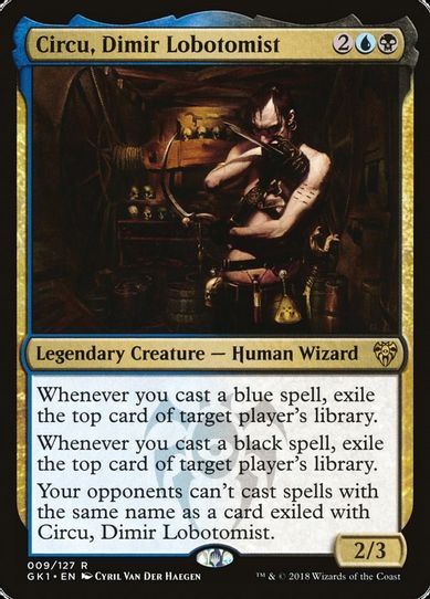 Circu, Dimir Lobotomist (9) [Guilds of Ravnica: Guild Kits]
