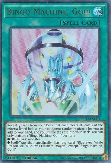 Bingo Machine, Go!!! (LED3-EN003) [Legendary Duelists: White Dragon Abyss]