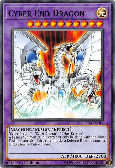 Cyber End Dragon (LED3-EN017) [Legendary Duelists: White Dragon Abyss]