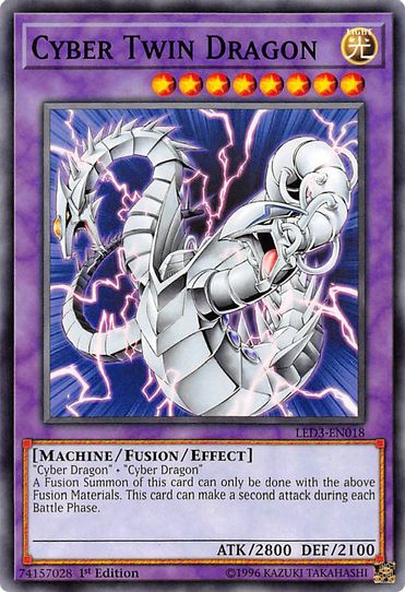 Cyber Twin Dragon (LED3-EN018) [Legendary Duelists: White Dragon Abyss]
