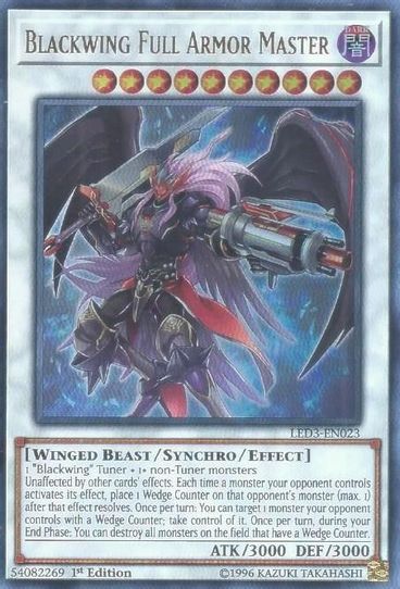Blackwing Full Armor Master (LED3-EN023) [Legendary Duelists: White Dragon Abyss]