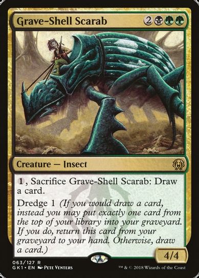 Grave-Shell Scarab (63) [Guilds of Ravnica: Guild Kits]