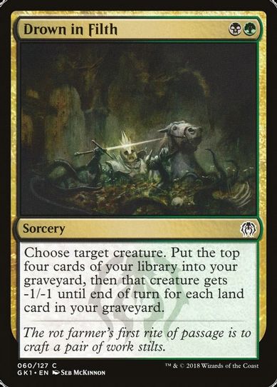 Drown in Filth (60) [Guilds of Ravnica: Guild Kits]