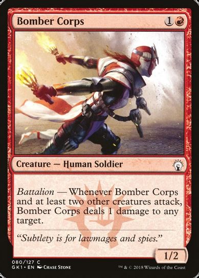 Bomber Corps (80) [Guilds of Ravnica: Guild Kits]