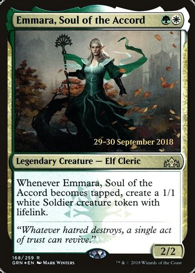 Emmara, Soul of the Accord (168) [Prerelease Cards]