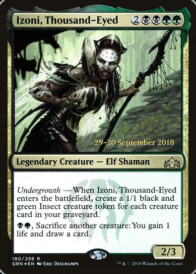 Izoni, Thousand-Eyed (180) [Prerelease Cards]