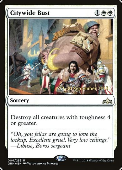 Citywide Bust (4) [Prerelease Cards]