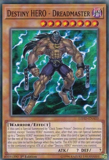 Destiny HERO - Dreadmaster (LEHD-ENA03) [Legendary Hero Decks]