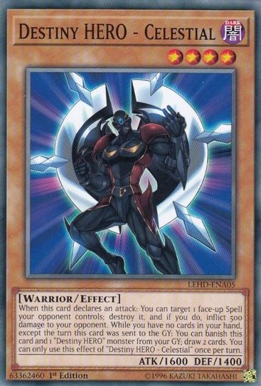 Destiny HERO - Celestial (LEHD-ENA05) [Legendary Hero Decks]