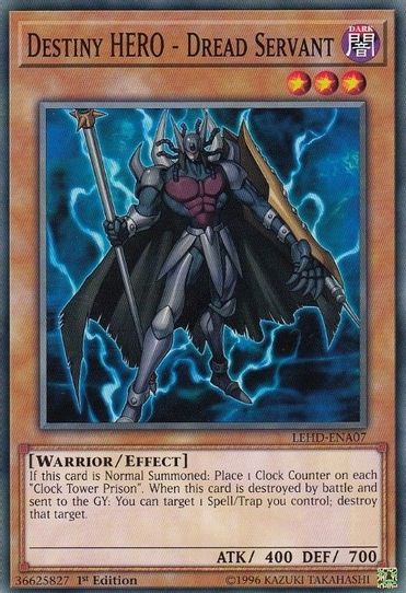 Destiny HERO - Dread Servant (LEHD-ENA07) [Legendary Hero Decks]