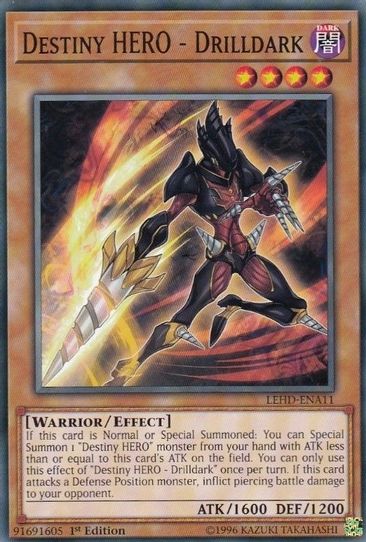 Destiny HERO - Drilldark (LEHD-ENA11) [Legendary Hero Decks]