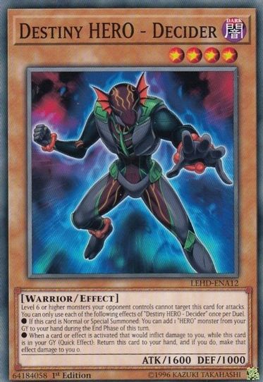 Destiny HERO - Decider (LEHD-ENA12) [Legendary Hero Decks]