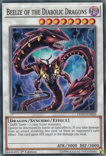 Beelze of the Diabolic Dragons (LEHD-ENB36) [Legendary Hero Decks]